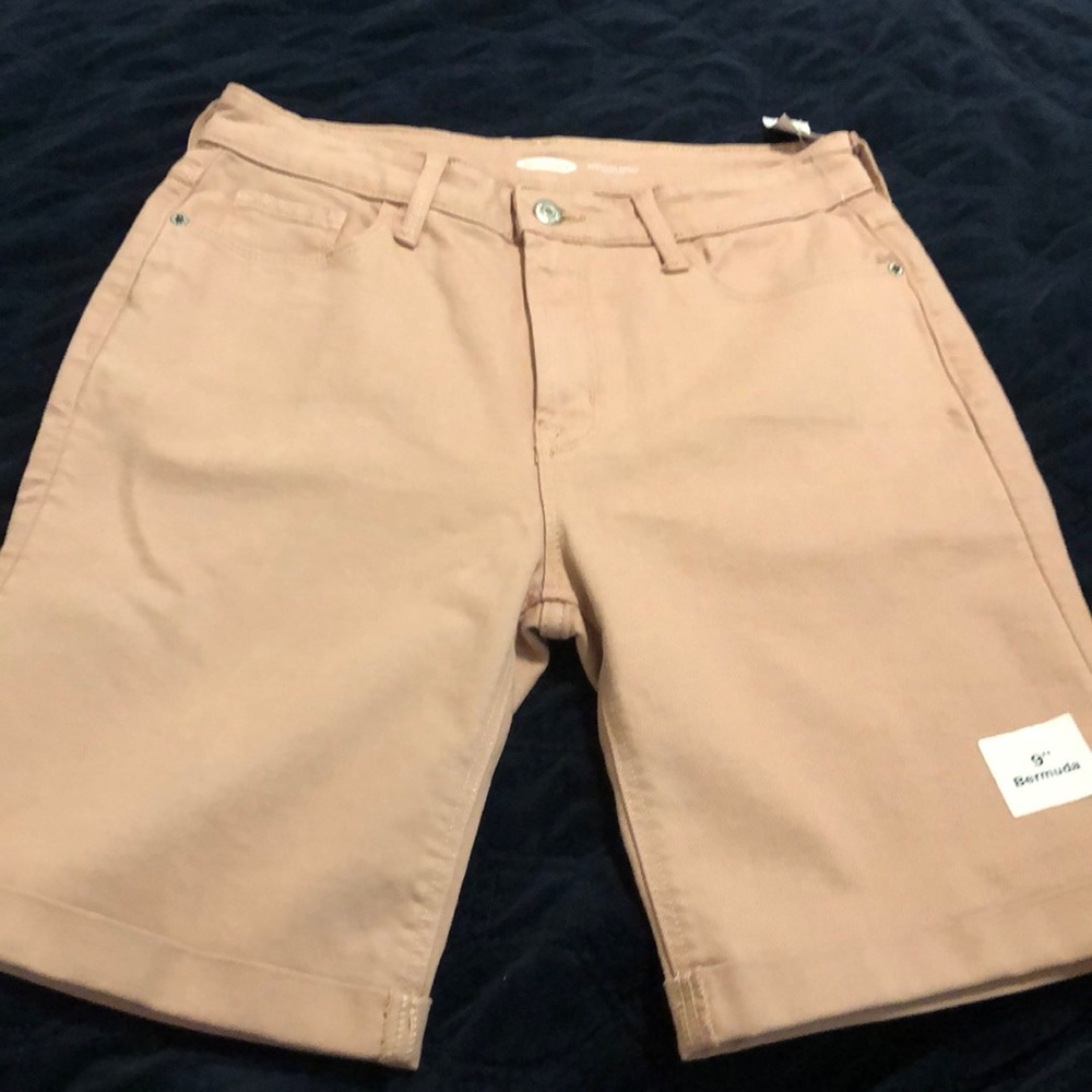 Pink Old Navy Bermuda Shorts